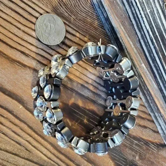 Mid Century Style Silver Gunmetal Gray - Picture 2 of 5